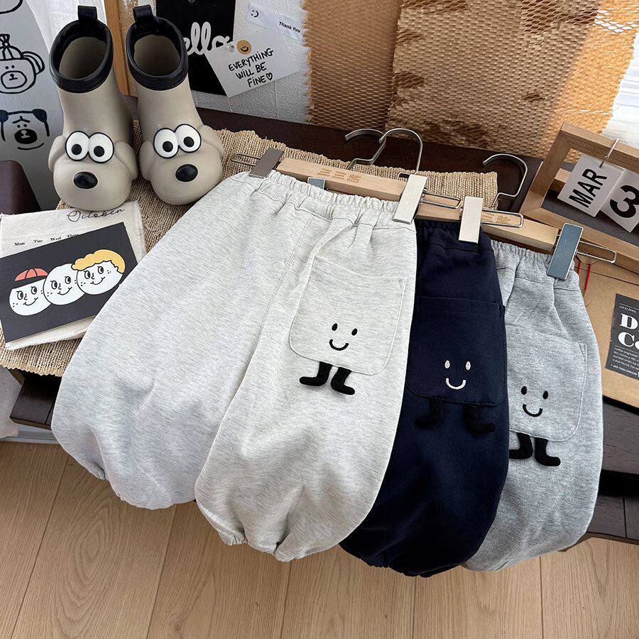 男童灰色运动裤春季宝宝