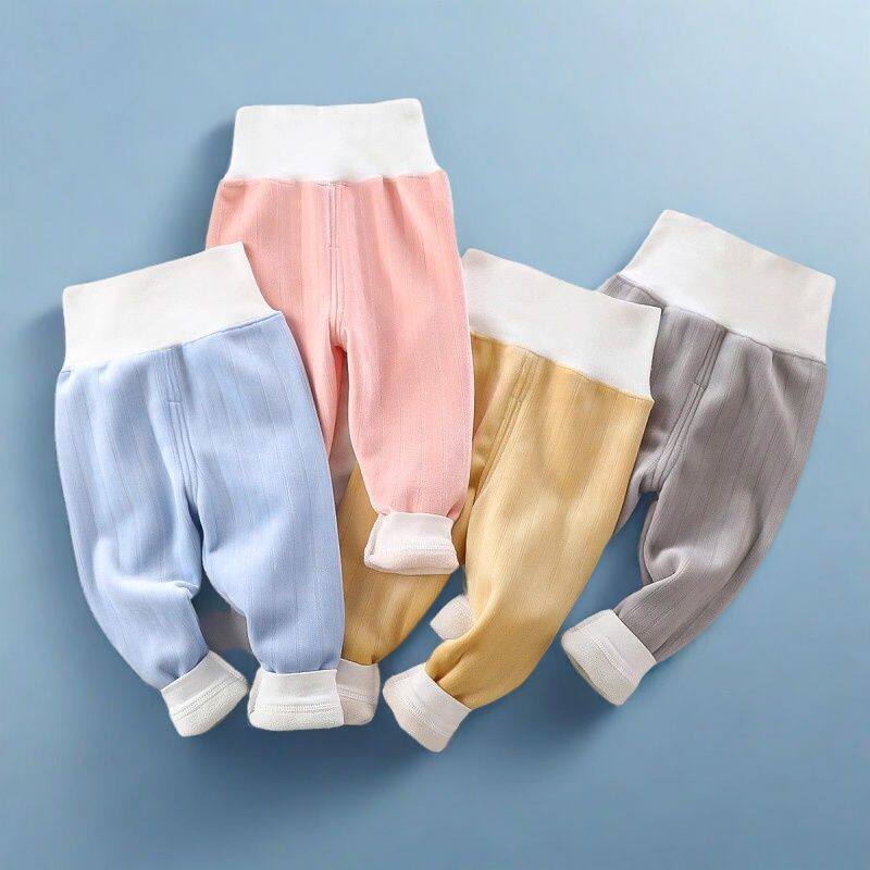儿童加绒加厚保暖裤男女