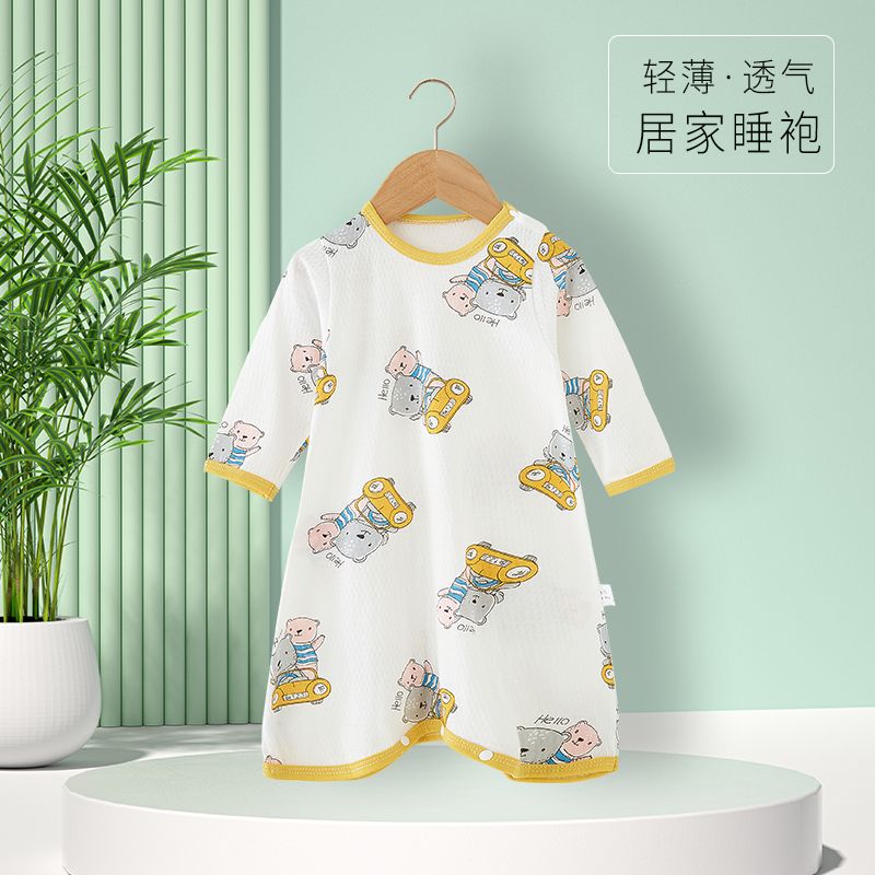 婴儿春夏季薄款睡袋男女