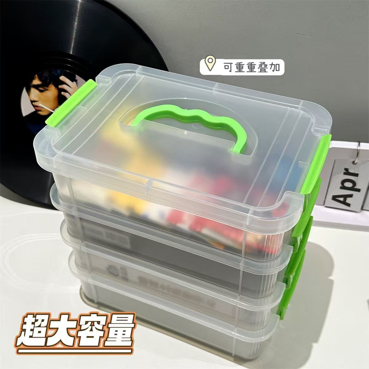 积木收纳盒分类盒子装玩