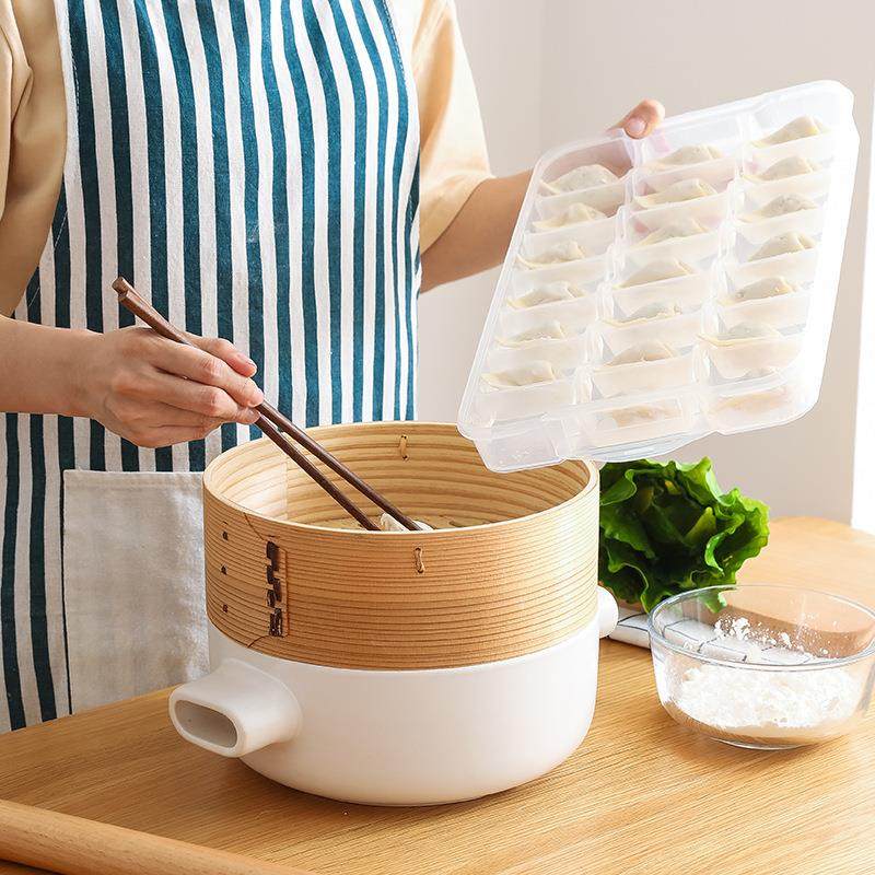 抄手收纳盒冰箱用冻饺子盒速冻水饺冷冻装馄饨多层分格盒子食品级,收纳整理,食物收纳盒,淘宝优惠券,粉丝福利购,淘宝优惠卷