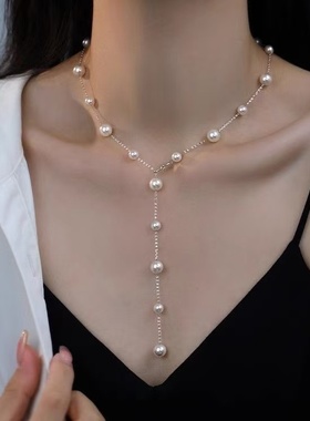满天星珍珠项链女2025年新款
