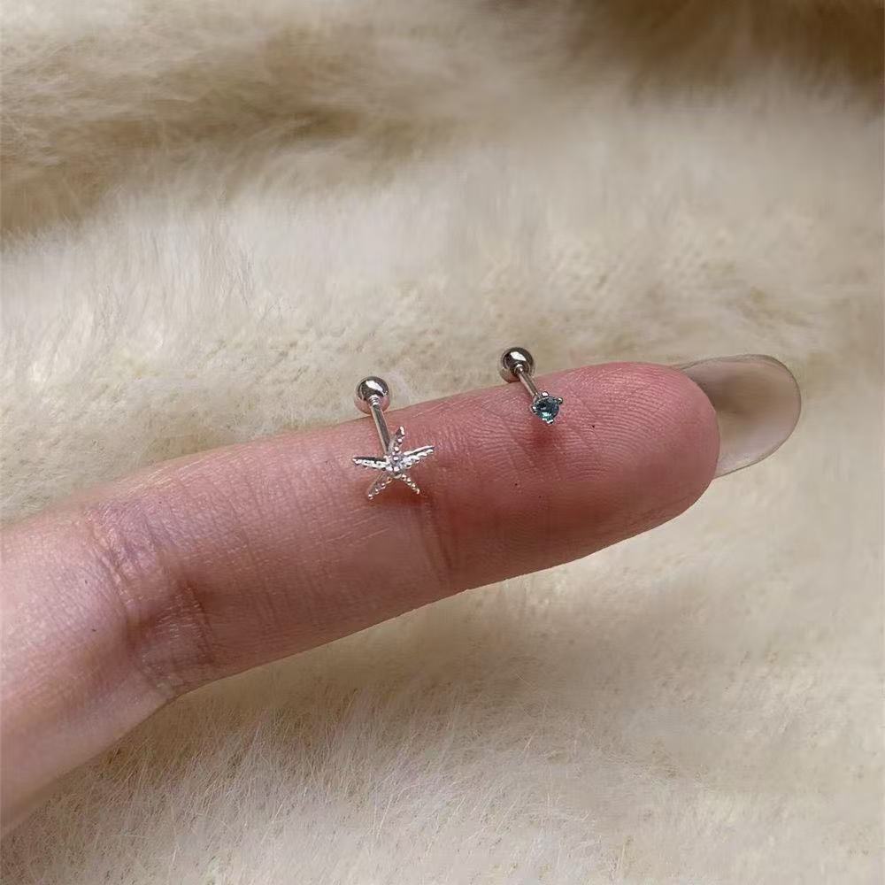 甜美mini海星耳骨钉耳钉耳饰