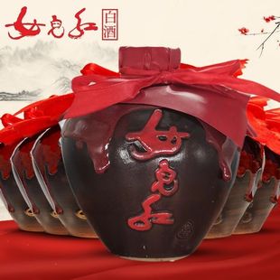 纯粮食酿造白酒整箱女儿红白酒上好三480mL 52度高度收藏酒 6坛装