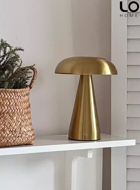 轻奢高级感触摸充电床头小夜灯