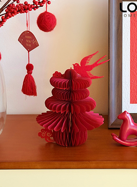 燕子衔春立体灯笼门把手挂件2026新年装饰品氛围布置马年春节过年