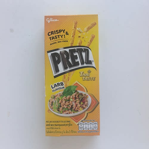泰国Glico Pretz百力滋冬荫功味酸辣风味饼干条零食