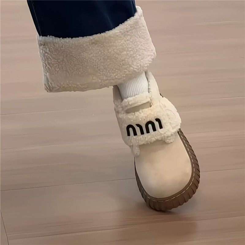 魔术贴厚底雪地靴女冬季2025新款百搭加绒保暖勃肯鞋松糕毛毛棉鞋,女鞋,时尚雪地靴,淘宝优惠券,粉丝福利购,淘宝优惠卷