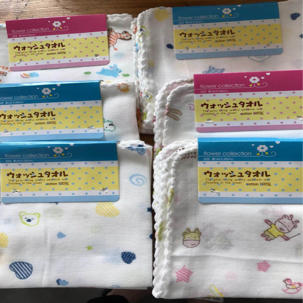 口洗水小方巾新生婴儿棉42242纱手巾宝宝纯脸沙布纱布巾超软初生