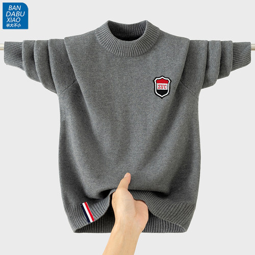 学院风男女孩子纯棉毛衣