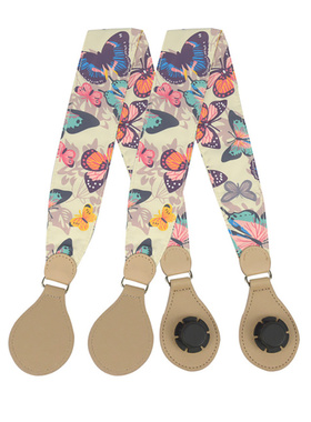 2025时尚O bag长印花柔软舒适面料配水滴Obag女士包提手肩带