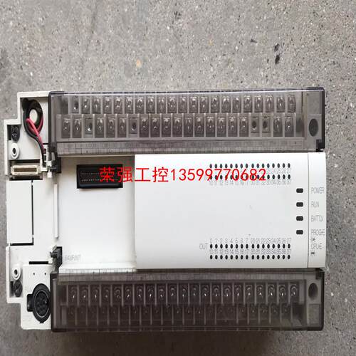 【荣强工控】三菱PLC FX2N-64MR-001，成色如图，功能包好