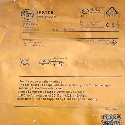 IFM，接近传感器，，IFS205