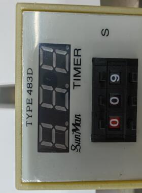 483DTYPE483DSUNMANtimer太阳人计时器220V9.99s99.9s999s议价