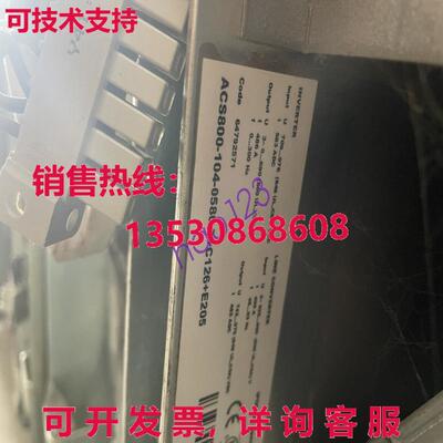 原装供应ACS800-104-0580-7+C126+E205 Used Inverter /