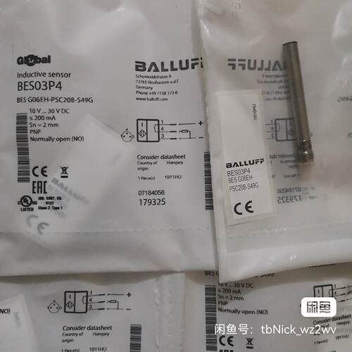 BALLUFF巴鲁夫 BES03P4 BES G06EH-P