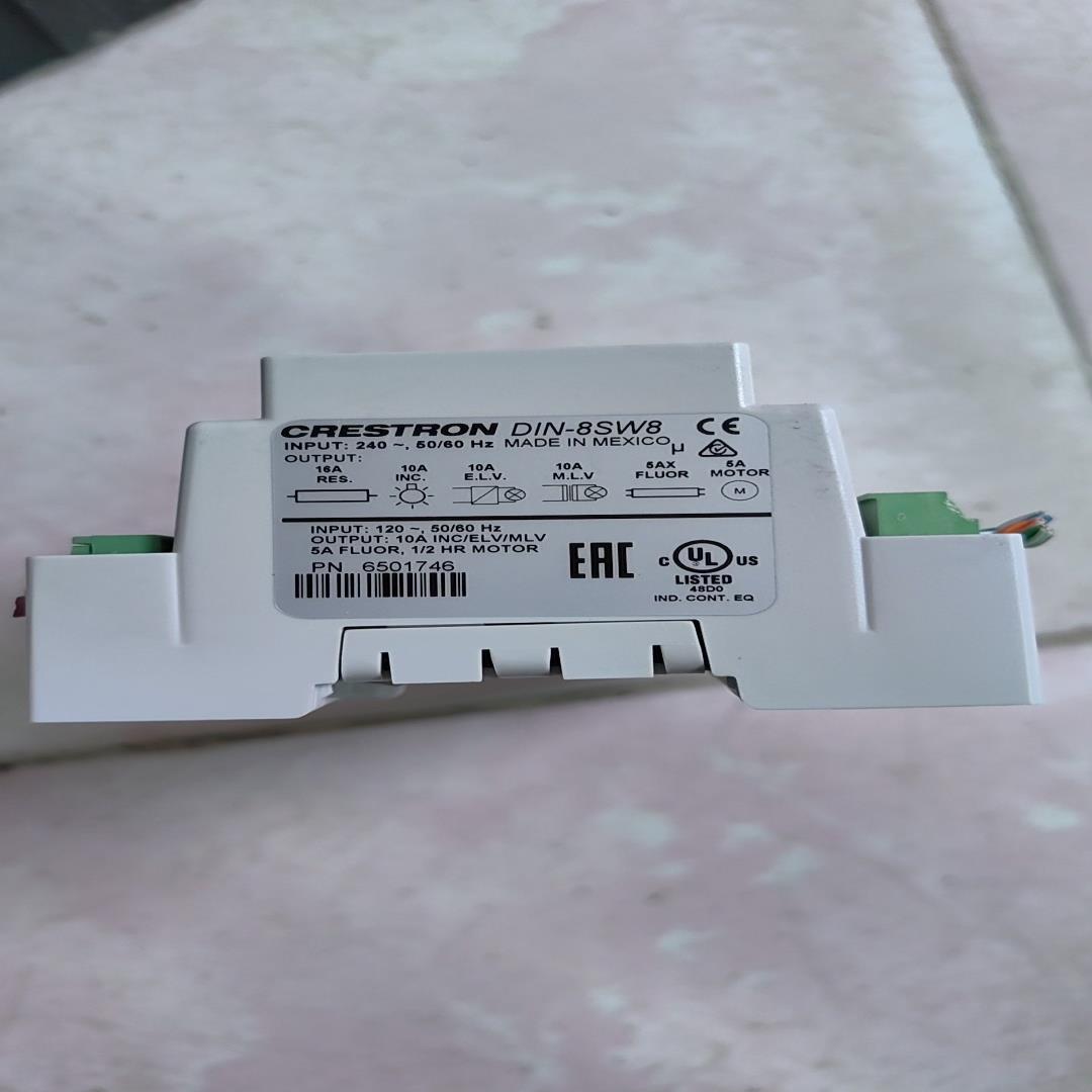 （设备配件）快思聪8路继电器模块din-8sw8，成新，图片