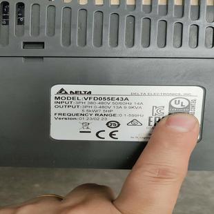 5.5k 380V 台达变频器 VFD055E43A