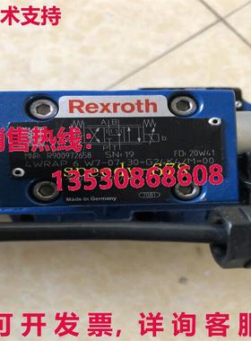供应原装力士乐 R900972658 4WRAP6W7-07-30=G24K4/M=00 阀门