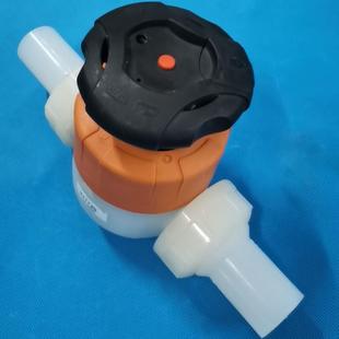 DN25 手动隔膜阀 od32 实物图 PVDF 德峰 GF手动阀