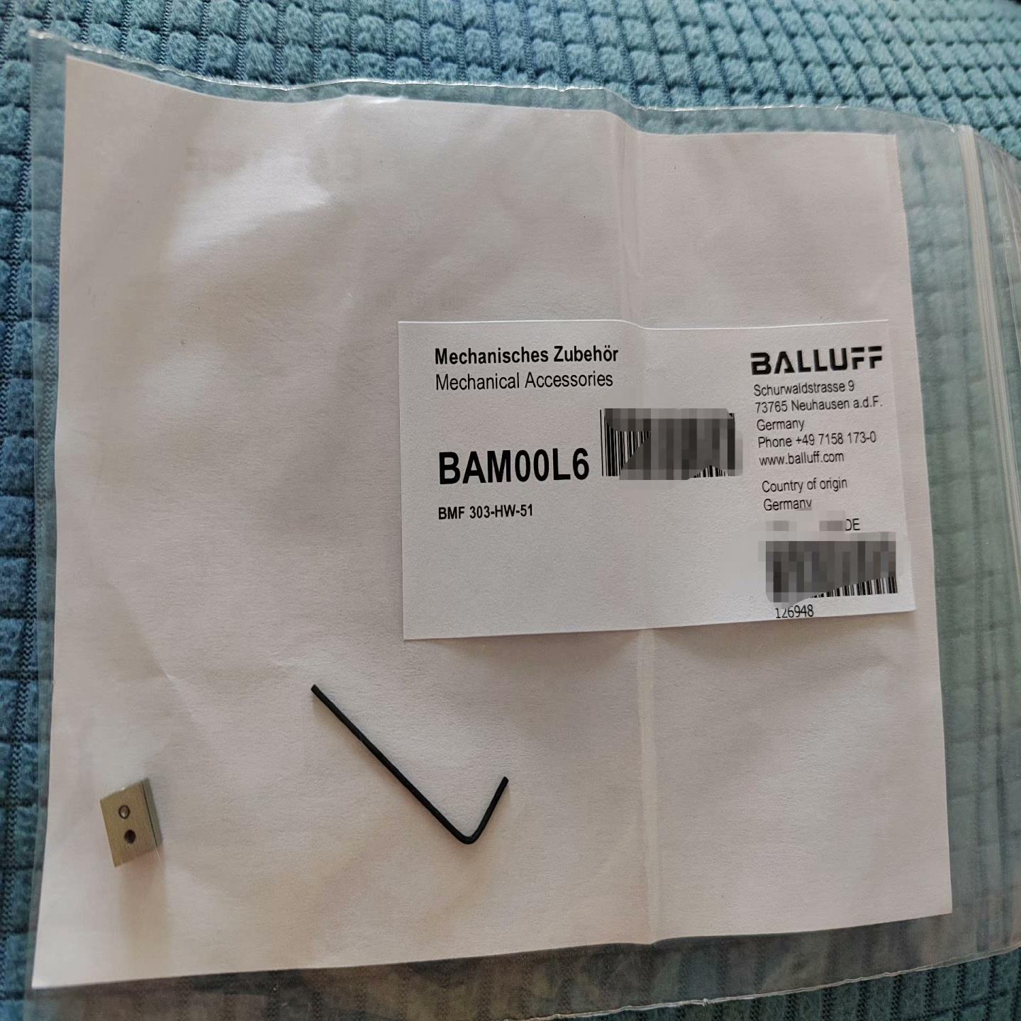 巴鲁夫传感器配件BAM00L6