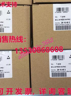 原装供应凤凰接触IB IL 24 PSDO 4/4-PAC安全模块2916493