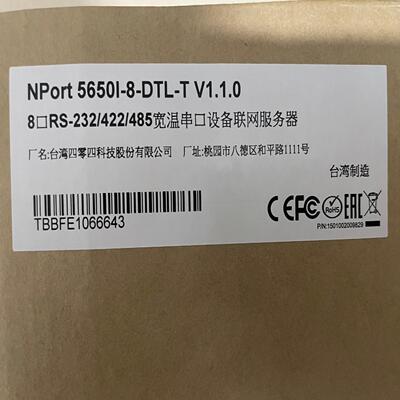 MOXA NPort 5650I-8-DTL-T V1.1.