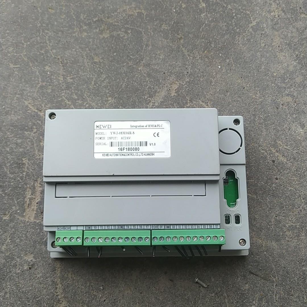 [德峰]kewei压瓦机PLC控制器显示屏YWJ-08M06R-S