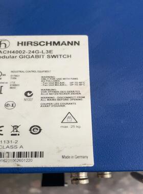 赫斯曼工业交换机 MACH4002-24G-L3E单机器