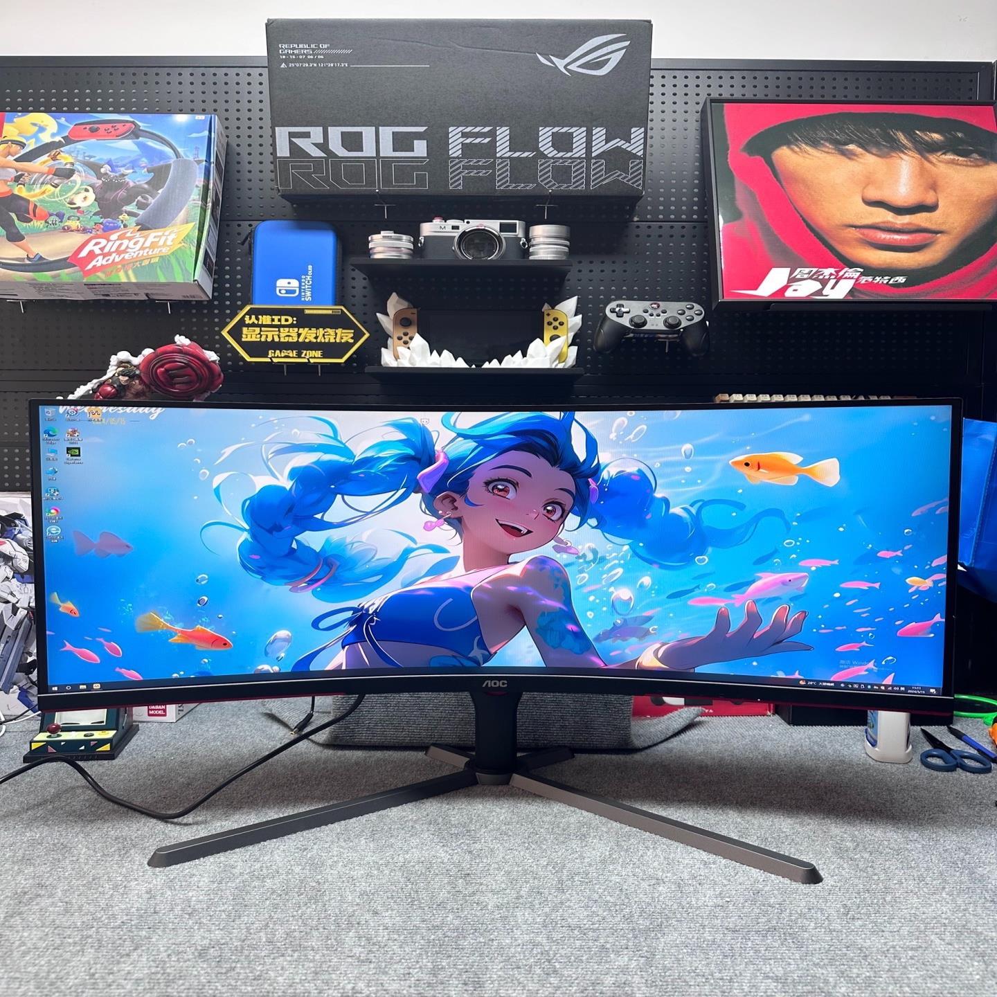 （）AOC CU34G3S 34英寸4K 165Hz带鱼屏100