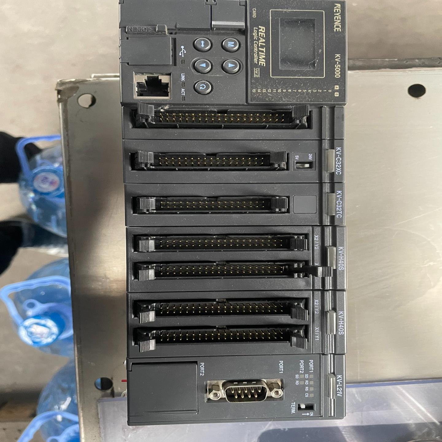KV-5000基恩士PLC,主机kv-5000，模块kv-c