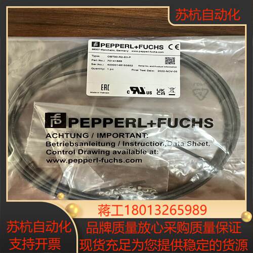 倍加福激光传感器OBT30-R2-E0-P（70141868