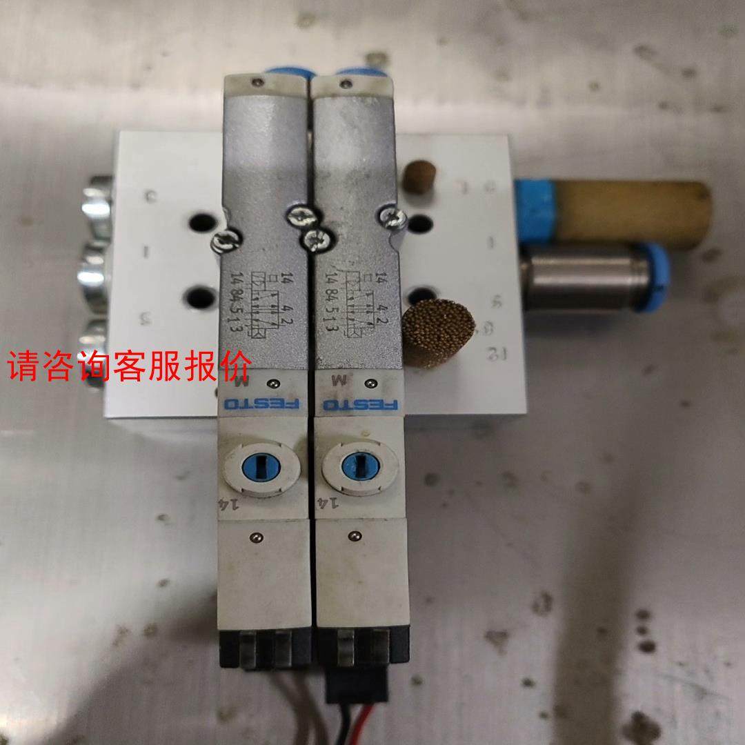费斯托电磁阀，cpasc1-m1h-m-h-2.5，两个，带