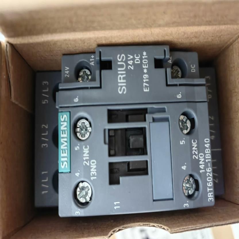 直流接触器3RT6026-1BB40 DC24V 25A议价