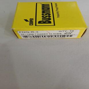 巴士曼BuSSMaNN熔断器FNQ一R一3，没带R是是两端平