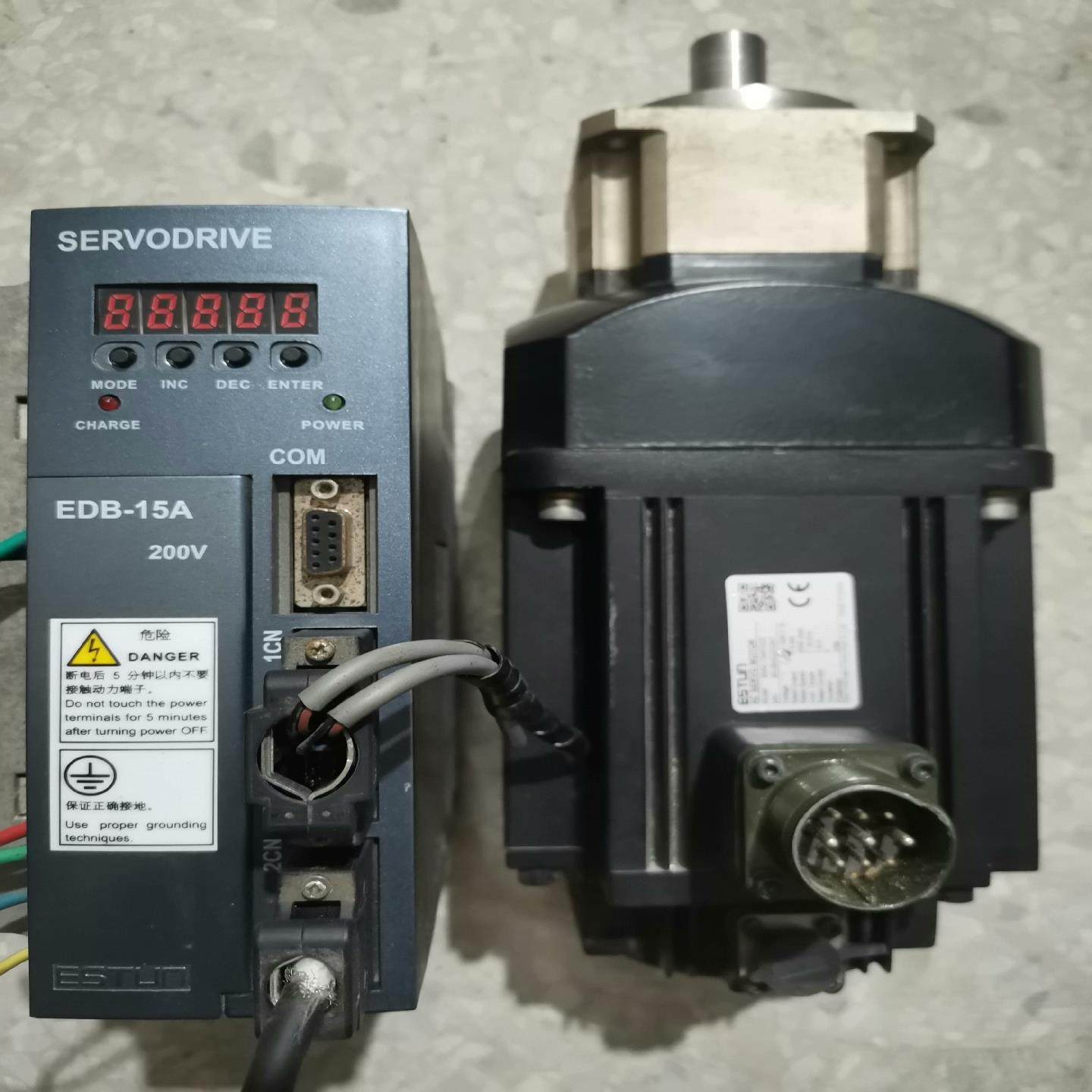 ESTUN埃斯顿1.5KW伺服驱动器EDB-15APA，电机