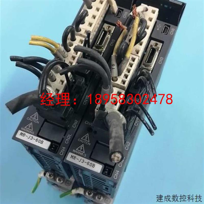 议价MR-J3-60B三菱伺服驱动器9成新  议价
