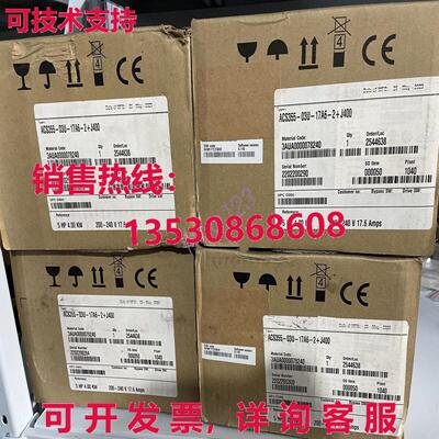 原装供应ACS355-03U-17A6-2+J400  Inverter Brand New In Box