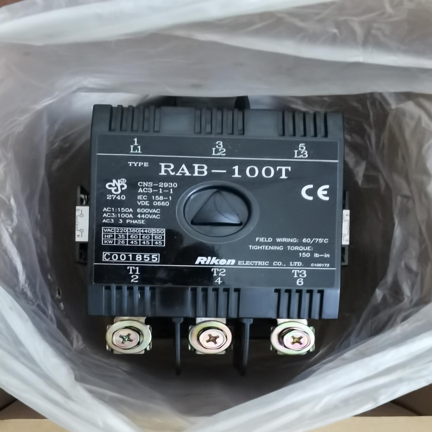 （设备配件），有TC1100包装一，库存接触器理研，RAB