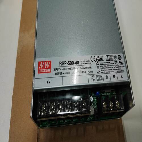 台湾明纬开关电源RSP-500-48 48V 10.5A，全