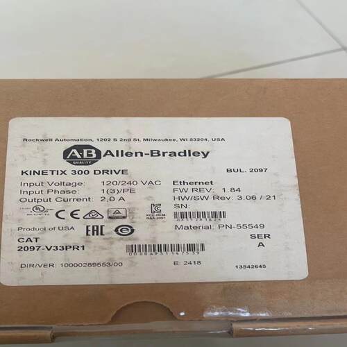 2097-V33PR1 全新原装 AB 伺服驱动器 Kine
