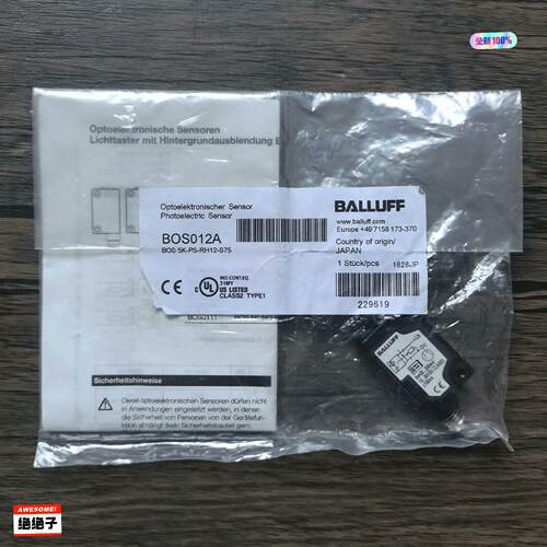 全新原装正品 巴鲁夫 BOS012A 传感器 BOS 5K-