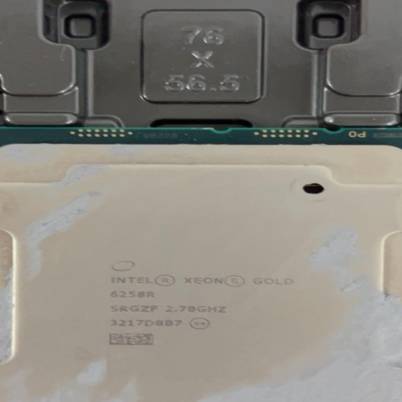 Intel Xeon Gold 6258R正式新货，功能OK
