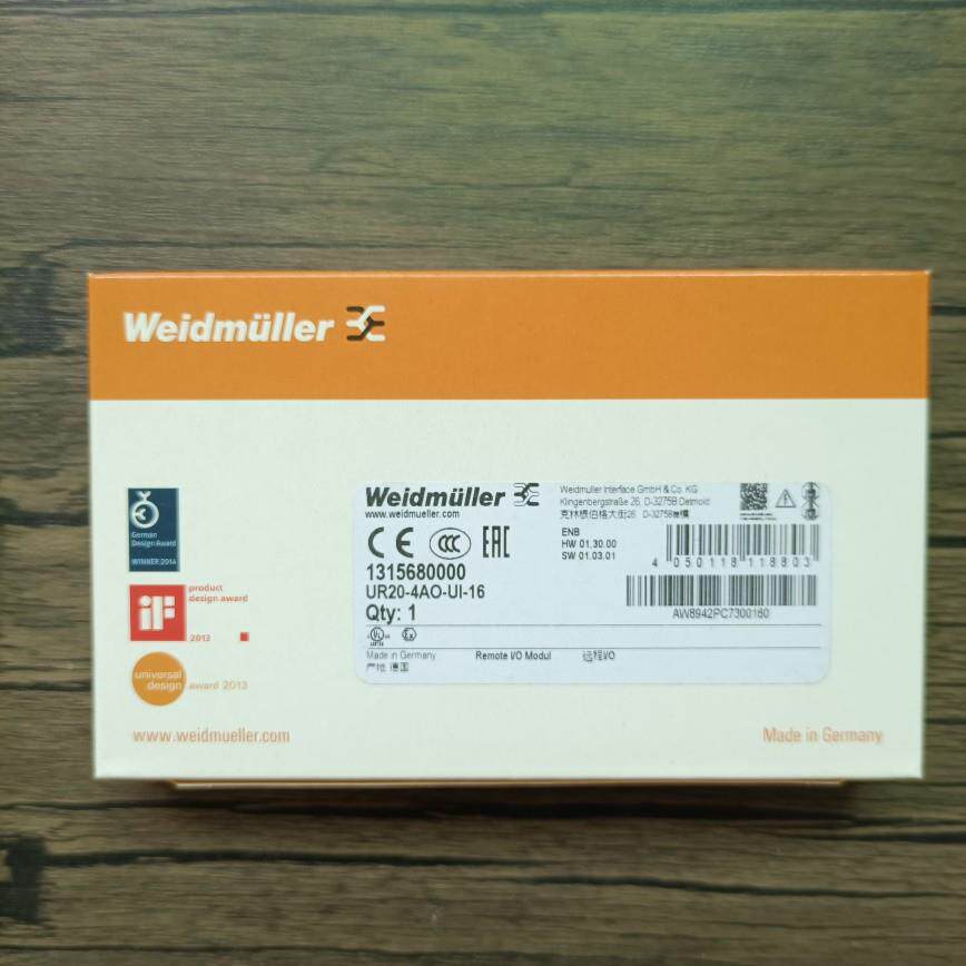 全新原装正品 魏德米勒 UR20-4AO-UI-16  模块