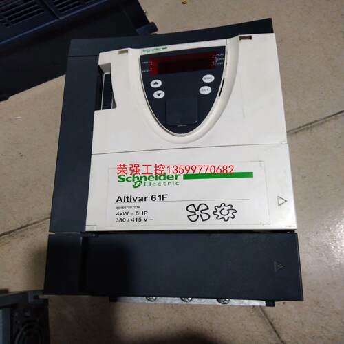 【荣强工控】施耐德61F,ATV61FHU40N4Z,实物拍摄，成色如图