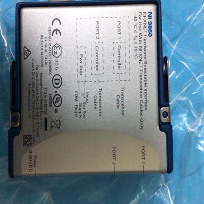 NI-9860模块，NI-XNET，需要的