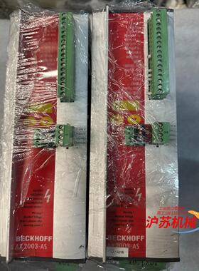 BECKHOFFF倍福驱动器 AX2003-AS S6030