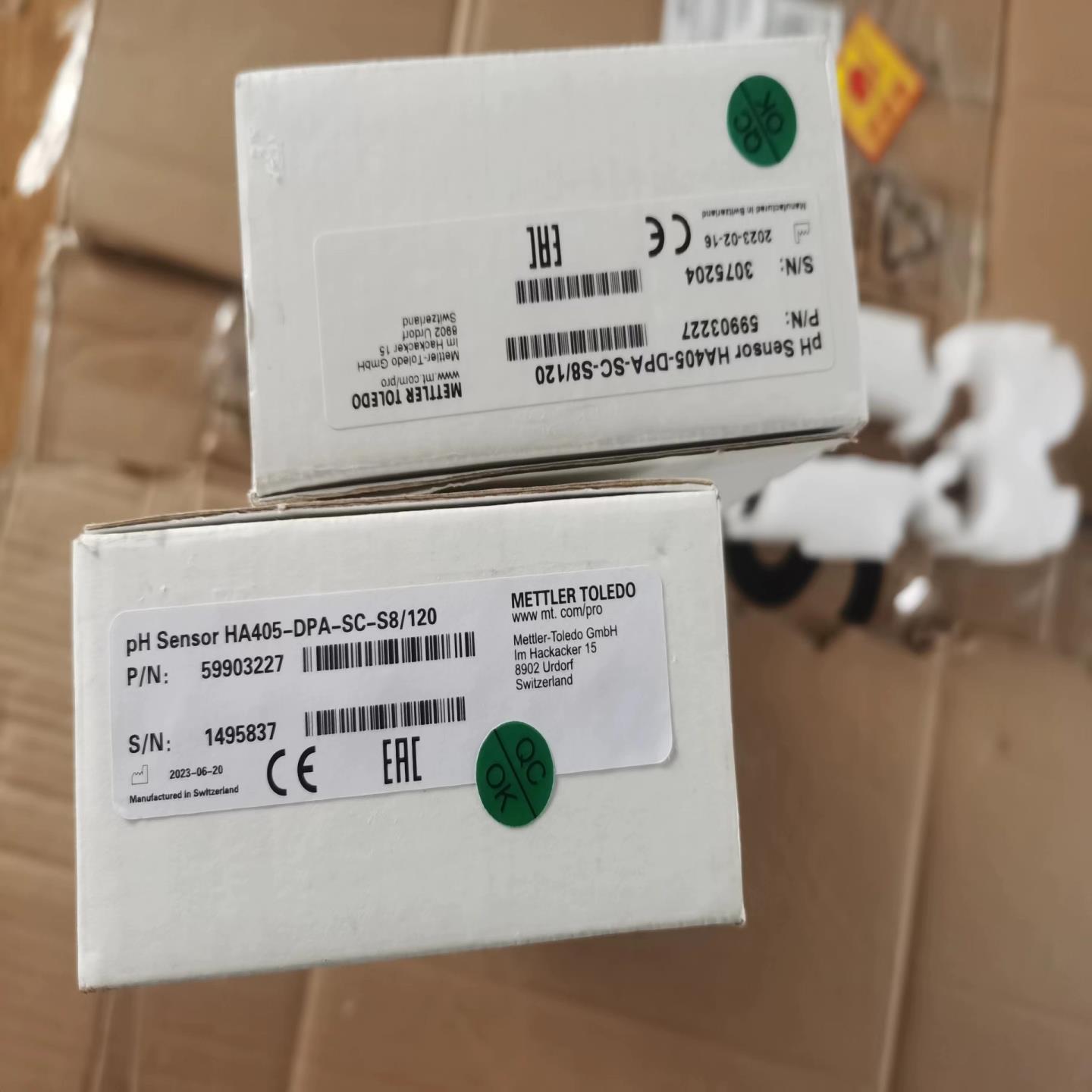 梅特勒PH电极HA405-DPA-SC-S8/120 货号5