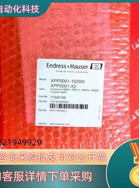 现货E+H XPP0001-X2 恩德斯豪斯压力传感器用电子插件