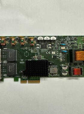 研华视觉采集卡PCIE-1672P/1674P四口网卡 成色